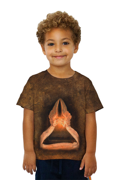 Kids William Blake - "Christ in the Sepulchre, Guarded by Angels" (1805) Kids T-Shirt