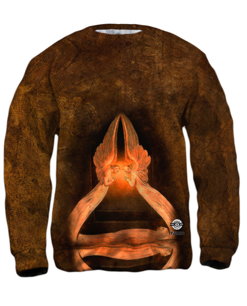 William Blake - "Christ in the Sepulchre, Guarded by Angels" (1805) Mens Sweatshirt