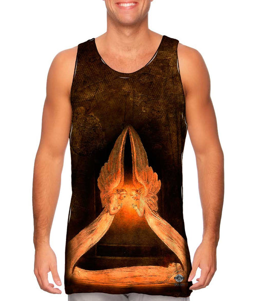 William Blake - "Christ in the Sepulchre, Guarded by Angels" (1805) Mens Tank Top
