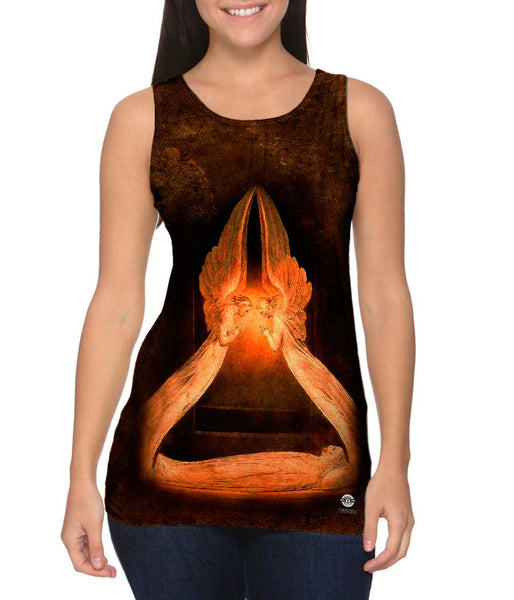 William Blake - "Christ in the Sepulchre, Guarded by Angels" (1805) Womens Tank Top