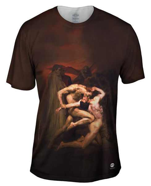 William-Adolphe Bouguereau  - "Dante and Virgil in Hell" (1850)&nbsp;Mens T-Shirt