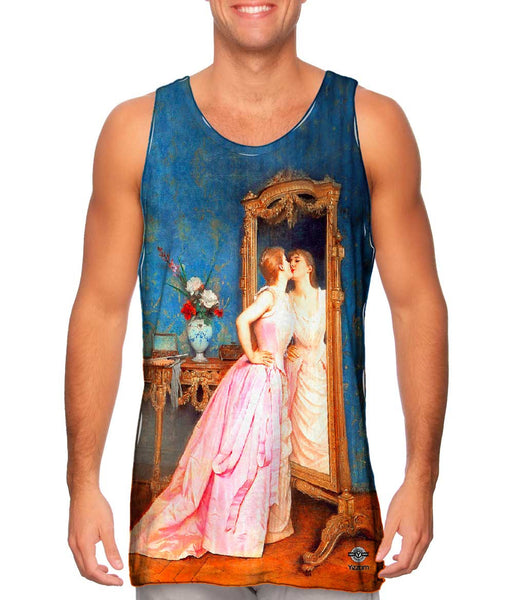 Auguste Toulmouche - "Vanity" (1890) Mens Tank Top