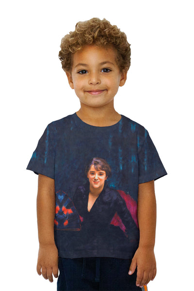 Kids John Singer Sargent - "The Lady In Black" (1882)&nbsp;Kids T-Shirt