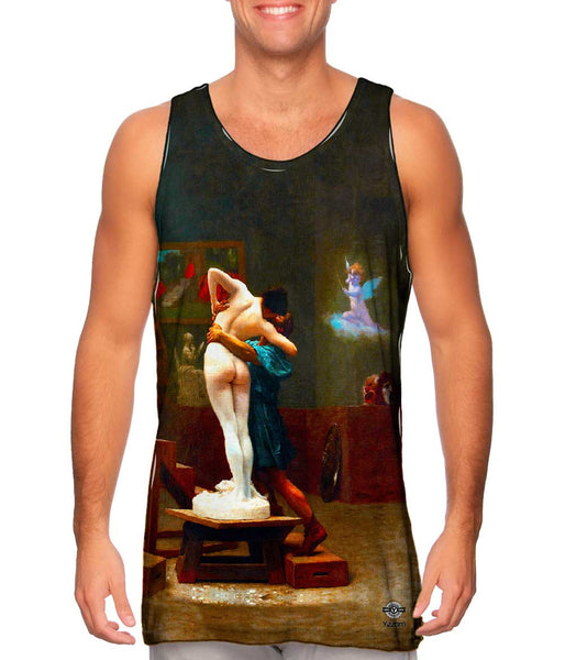 Auguste Toulmouche - "Pygmalion and Galatea" (1890) Mens Tank Top