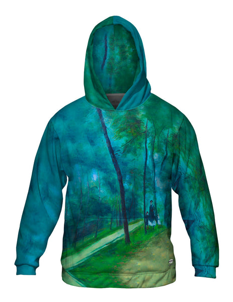 Pierre-Auguste Renoir - "A Walk in the Woods (Madame Lecoeur and Her Children)" (1870)&nbsp;Mens Hoodie Sweater