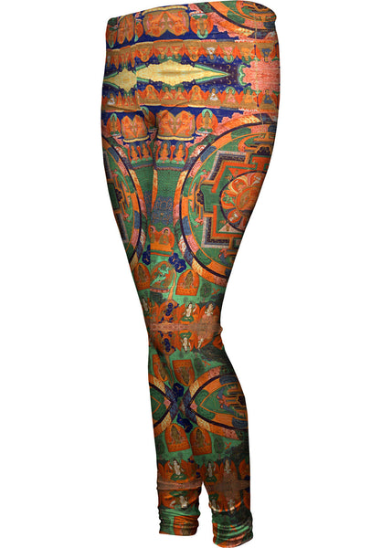 Anonymous - "Tibetan Five Deity Mandala" (1700)&nbsp;Womens Leggings