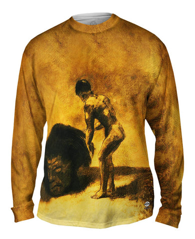 Odilon Redon - "David And Goliath" (1875)