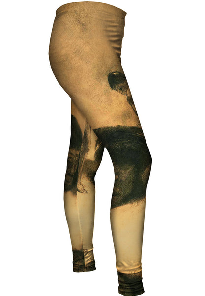 Odilon Redon - "David And Goliath" (1875)&nbsp;Womens Leggings