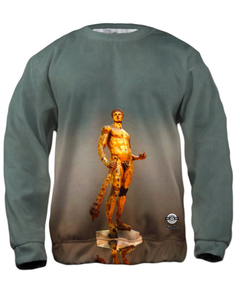 Palazzo dei Conservatori, Marcus Aurelius Exedra - "Hercules. Gilded bronze"&nbsp;Mens Sweatshirt