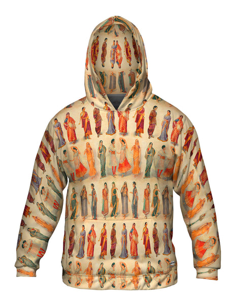 M. V. Dhurandhar - "Watercolor Illustrations of different styles of Sari & clothing" (1928)&nbsp;Mens Hoodie Sweater