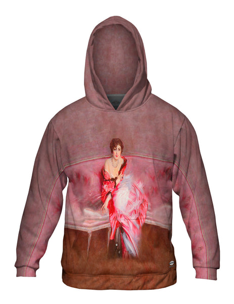 Giovanni Boldini - "Portrait Of Madame Juillard In Red" (1912)&nbsp;Mens Hoodie Sweater