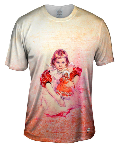 Carl Larsson - "A Young Girl with a Doll" (1897)&nbsp;Mens T-Shirt
