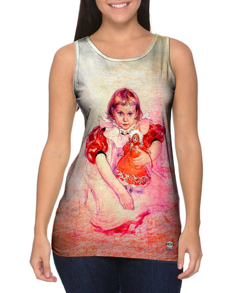 Carl Larsson - "A Young Girl with a Doll" (1897)&nbsp;Womens Tank Top