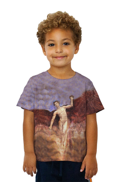 Kids Sascha Schneider - "Icarus" (1906)&nbsp;Kids T-Shirt