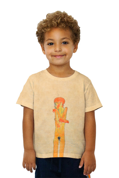 Kids Egon Schiele - "Nude Girl with arms crossed" (1910)&nbsp;Kids T-Shirt