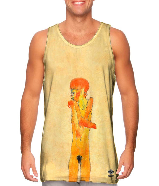 Egon Schiele - "Nude Girl with arms crossed" (1910)&nbsp;Mens Tank Top