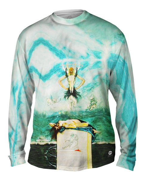 Felicien Rops - "The Sacrifice from The Satanic Ones" (1882) Mens Long Sleeve