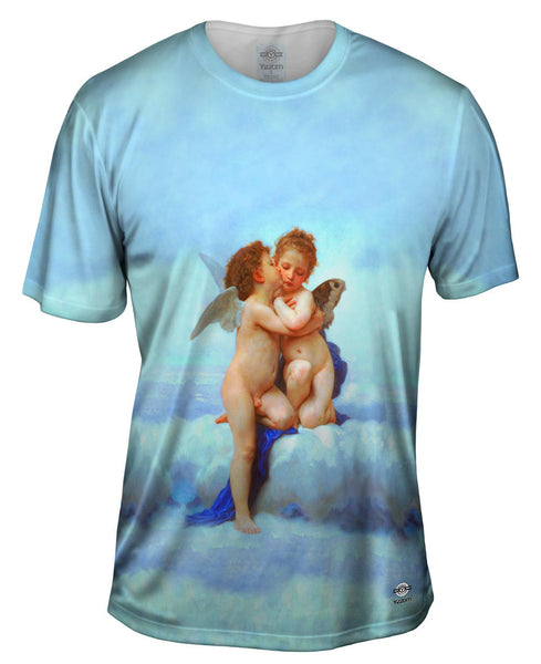 William-Adolphe Bouguereau - "First Kiss" (1890)&nbsp;Mens T-Shirt