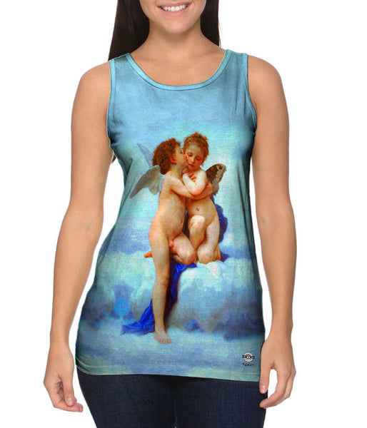 William-Adolphe Bouguereau - "First Kiss" (1890)&nbsp;Womens Tank Top