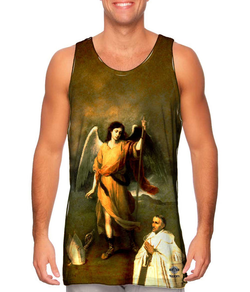 Bartolome Esteban Murillo - "Saint Raphael the Archangel" (1680)&nbsp;Mens Tank Top