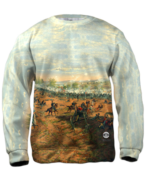 Thure de Thulstrup - "Battle of Gettysburg" (1863)&nbsp;Mens Sweatshirt