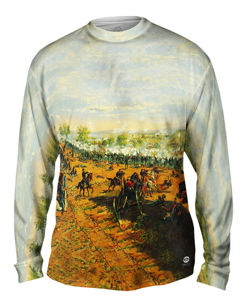Thure de Thulstrup - "Battle of Gettysburg" (1863) Mens Long Sleeve