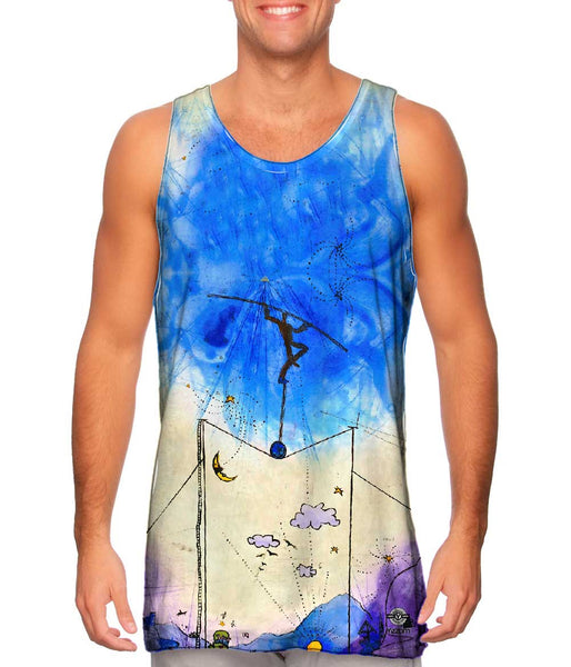 Adi Holzer - "The life is like a tightrope walking" (1997) Mens Tank Top
