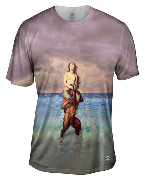 Franz Stuck - "Faun and Neck" (1918)&nbsp;Mens T-Shirt