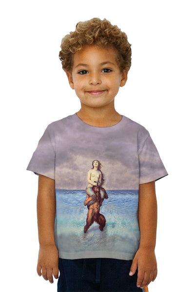 Kids Franz Stuck - "Faun and Neck" (1918)&nbsp;Kids T-Shirt