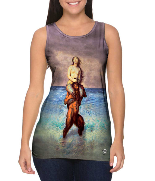 Franz Stuck - "Faun and Neck" (1918)&nbsp;Womens Tank Top