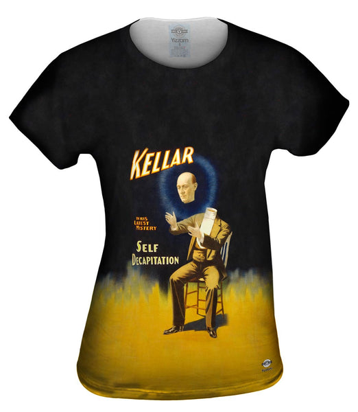 Strobridge Lithograph Co. - "Kellar in His Latest Mystery / Self Decapitation" (1898)&nbsp;Womens Top