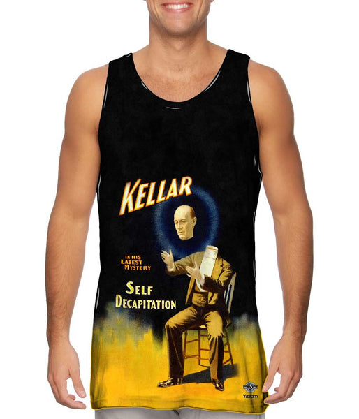 Strobridge Lithograph Co. - "Kellar in His Latest Mystery / Self Decapitation" (1898)&nbsp;Mens Tank Top