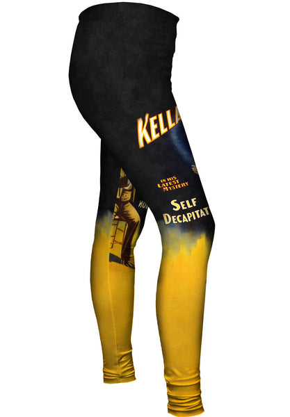 Strobridge Lithograph Co. - "Kellar in His Latest Mystery / Self Decapitation" (1898)&nbsp;Womens Leggings