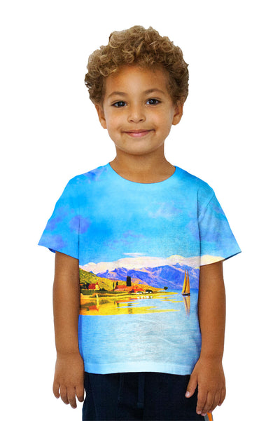 Kids Felix Vallotton - "The Port of Pully" (1891)&nbsp;Kids T-Shirt
