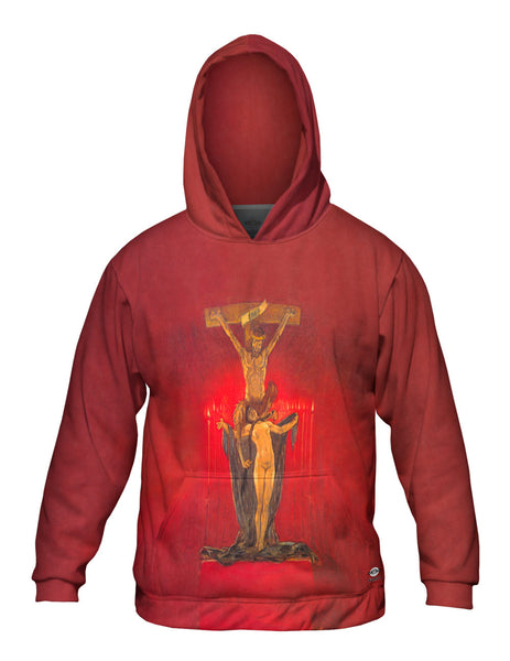 Felicien Rops - "The Satanic Calvary" (1882)&nbsp;Mens Hoodie Sweater