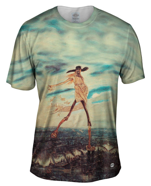 Felicien Rops - "The Satanic Satan Sowing Tares" (1882)&nbsp;Mens T-Shirt