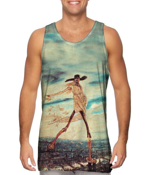 Felicien Rops - "The Satanic Satan Sowing Tares" (1882)&nbsp;Mens Tank Top