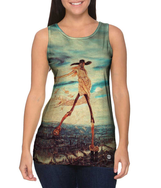 Felicien Rops - "The Satanic Satan Sowing Tares" (1882)&nbsp;Womens Tank Top