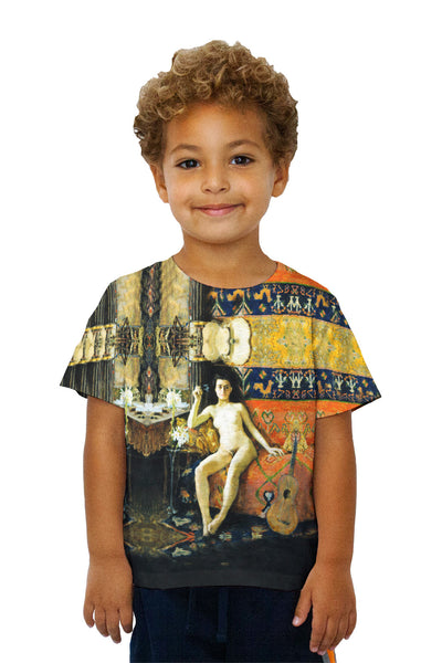 Kids Akseli Gallen-Kallela - "Demasquee" (1888)&nbsp;Kids T-Shirt