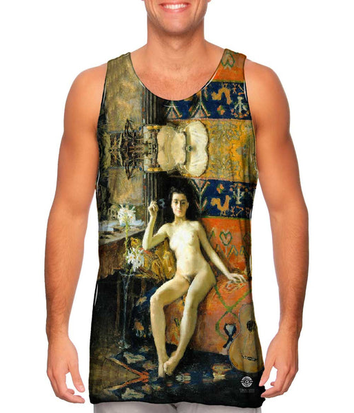 Akseli Gallen-Kallela - "Demasquee" (1888) Mens Tank Top