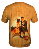 Norman Rockwell - "Girl reading Palm" (1921)