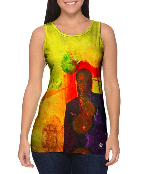 Adi Holzer - "Louis Armstrong" (2002) Womens Tank Top
