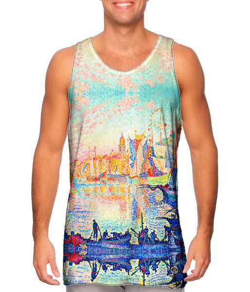 Paul Signac - "The Port of Saint-Tropez" (1901)&nbsp;Mens Tank Top