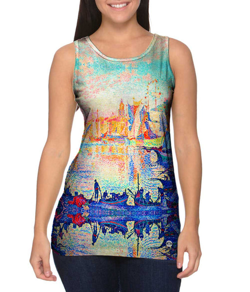 Paul Signac - "The Port of Saint-Tropez" (1901)&nbsp;Womens Tank Top