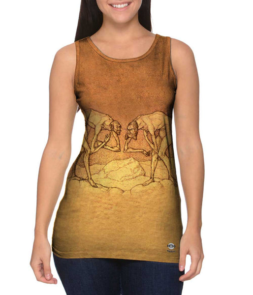 Paul Klee - "Two Men Meet, Each Believing the Other to be of Higher Rank" (1903)&nbsp;Womens Tank Top