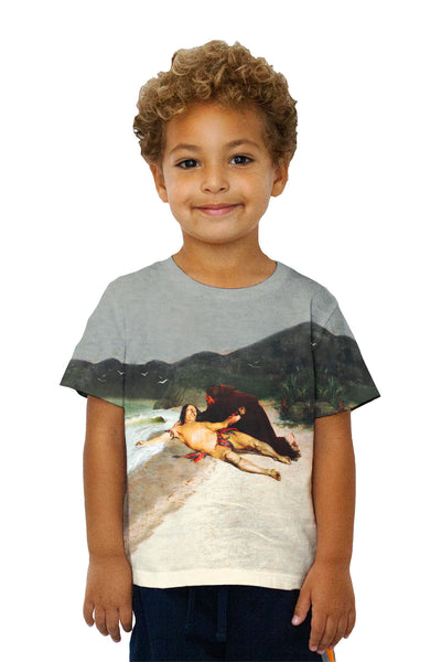 Kids Rodolfo Amoedo - "The last Tamoio" (1883)&nbsp;Kids T-Shirt