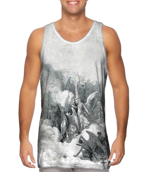 Gustave Dore - "Abdiel and Satan" (1868) Mens Tank Top