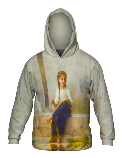 William-Adolphe Bouguereau - "Sewing" (1898) Mens Hoodie Sweater
