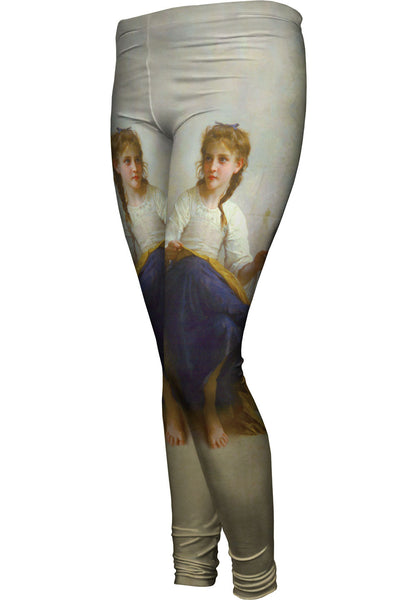William-Adolphe Bouguereau - "Sewing" (1898)&nbsp;Womens Leggings