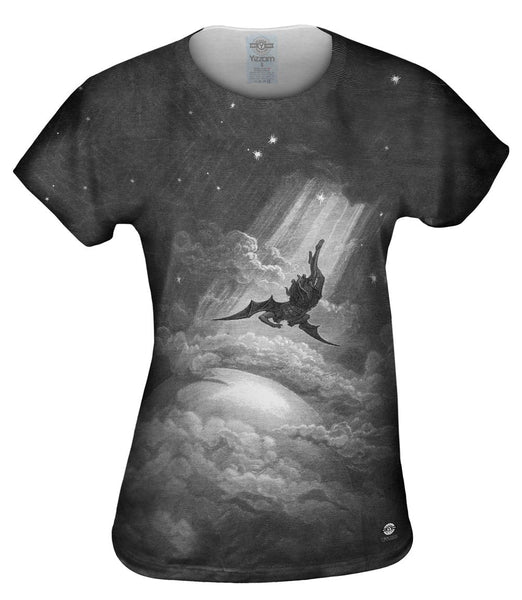 Gustave Dore - "Paradise Lost Fall to Earth" (1866) Womens Top